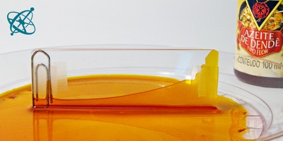 Ciensación experimento manos en la masa: Fuerzas de capilaridad ( química, capilaridad, agua, aceite)